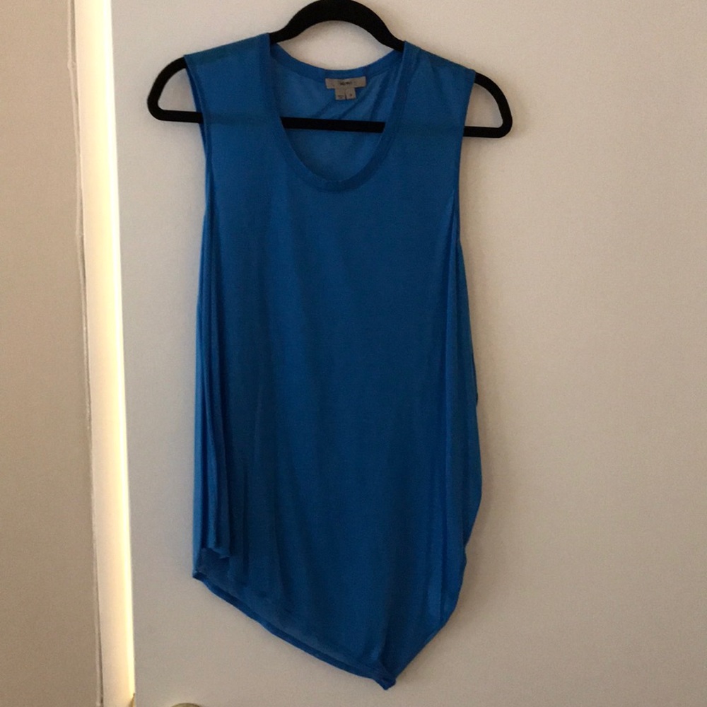 Helmut Size S flowing long asymmetrical tank